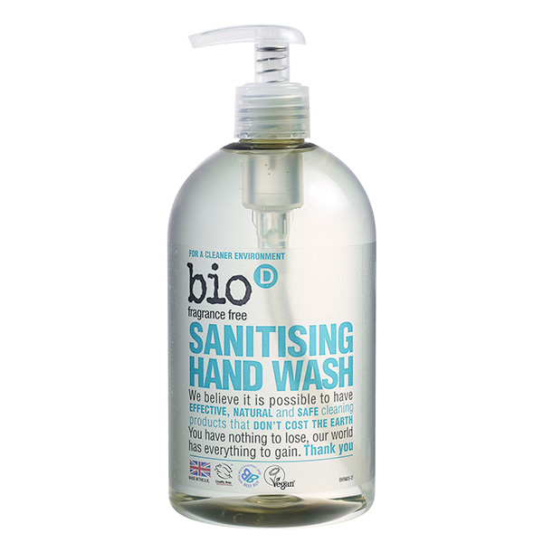 Bio-D Sanitising Hand Wash (fragrance free)